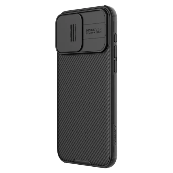 Nillkin CamShield Pro Magnetic Case for iPhone 15 Pro Max with Camera Protector - Black