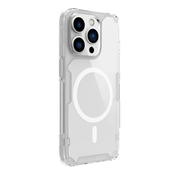 Nillkin Nature Pro armored case with MagSafe for iPhone 15 Pro Max - white