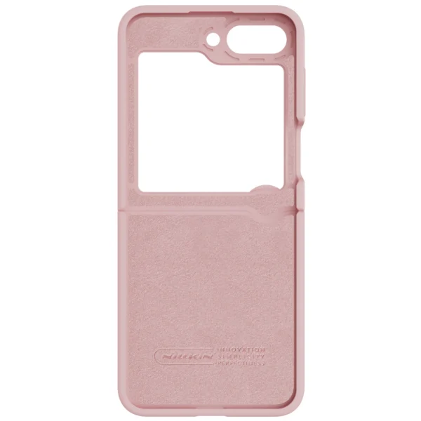 Nillkin Flex Flip Case with Charm and Stand for Samsung Galaxy Z Flip 5 - Peach