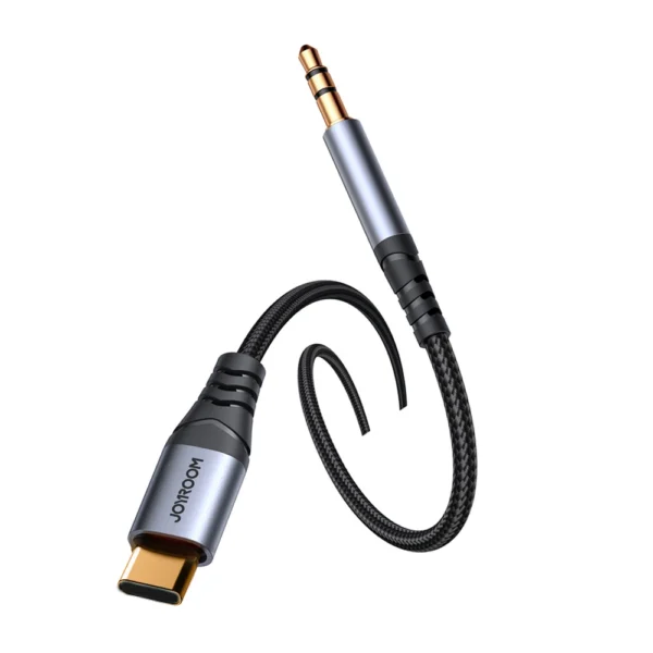 Joyroom Audio Transfer Series SY-A07 Mini Jack 3.5mm/USB-C Cable 1.2m - Black