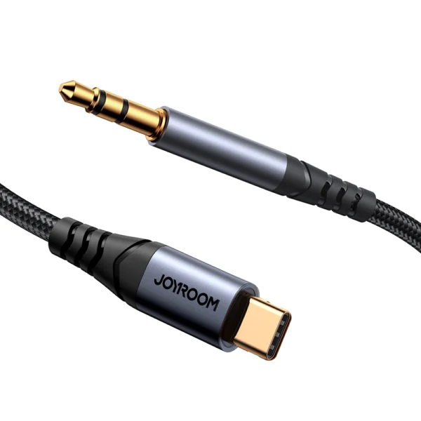 Joyroom Audio Transfer Series SY-A07 Mini Jack 3.5mm/USB-C Cable 1.2m - Black