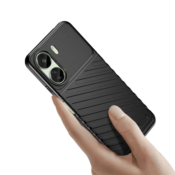 Thunder Case armored case for Xiaomi Redmi 13c - black