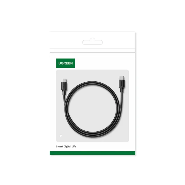 Ugreen US562 USB-C - USB-C PD QC cable 100W 5A 480Mb/s 1.5m - black