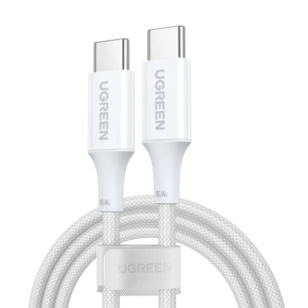 Ugreen US557 USB-C / USB-C PD cable 100W 1m - white