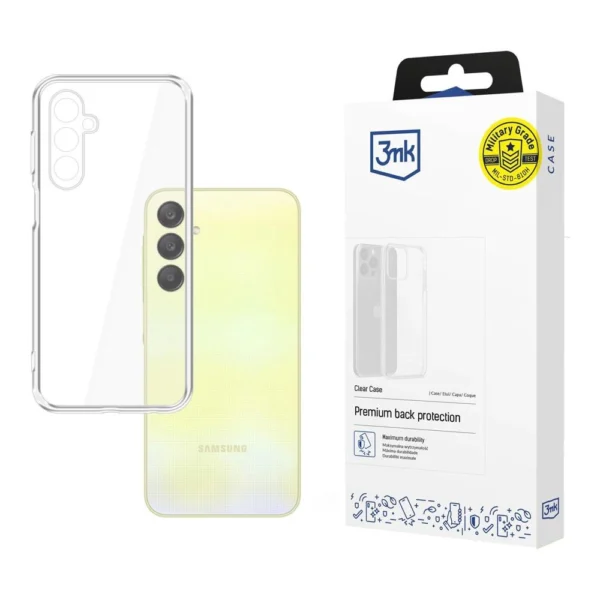 3mk Clear Case for Samsung Galaxy A25 5G - transparent