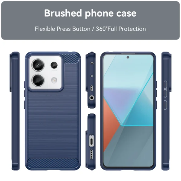 Carbon Case for Xiaomi Redmi Note 13 Pro+ - blue