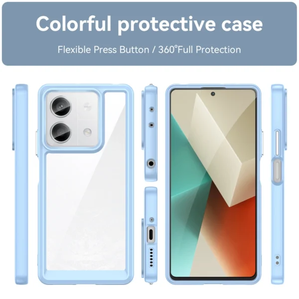 Outer Space Case with gel frame for Xiaomi Redmi Note 13 Pro - blue