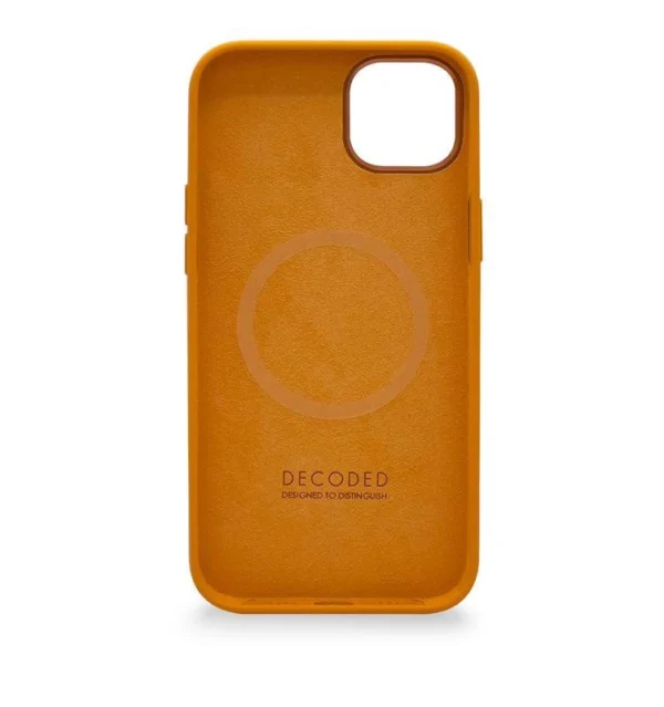 Decoded Silicone Case with MagSafe for iPhone 13 / iPhone 14 - orange