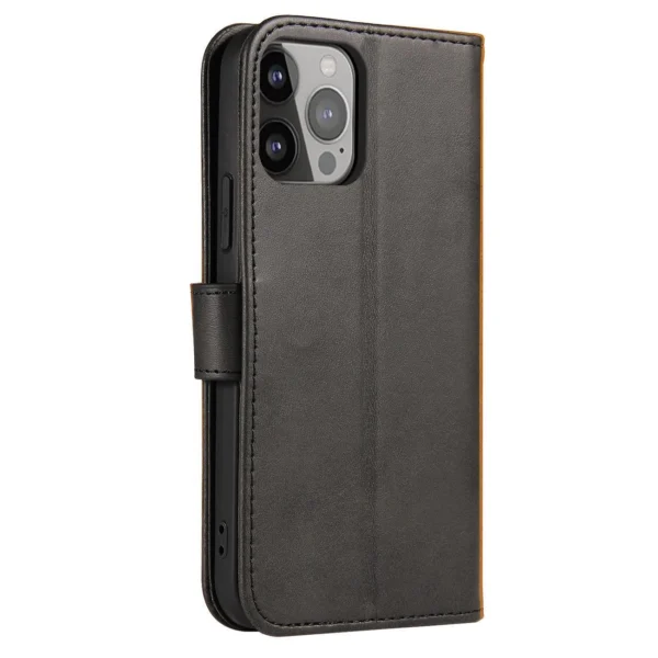 Magnet Case for Nova 12 Pro with flap and wallet - black