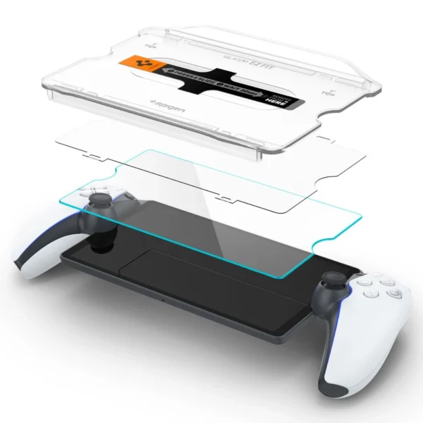 Spigen Glas.tR EZ Fit tempered glass for Sony Playstation Portal