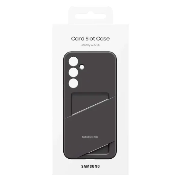 Samsung Card Slot Case EF-OA356TBEGWW with card slot for Samsung Galaxy A35 - black