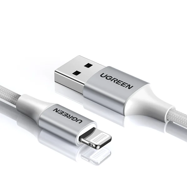 Ugreen US199 60163 USB-A / Lightning MFi cable 2m - silver