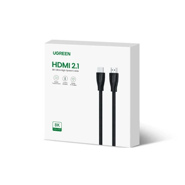 Ugreen HD140 80401 HDMI 2.1 / HDMI 2.1 1m Cable - Black