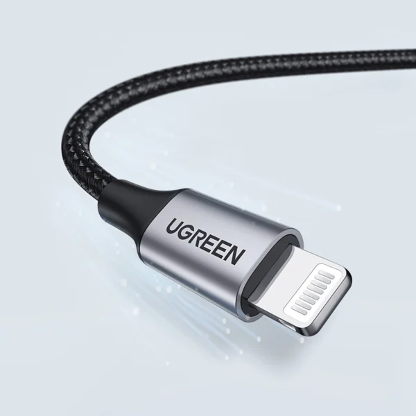 Ugreen US199 60157 USB-A / Lightning MFi cable 1.5m - black