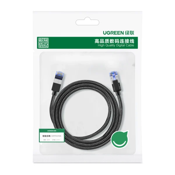 Ugreen NW153 Ethernet RJ45 Cat8 Cable Copper Core 1.5m - Black