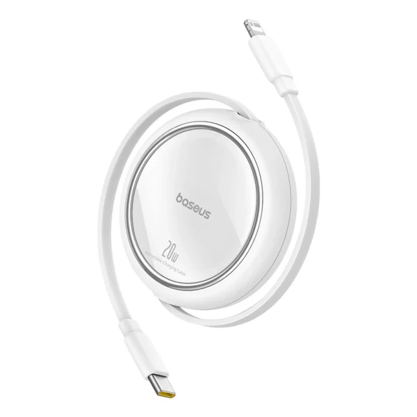 Baseus Free2Pull Cable Retractable USB-C / Lightning 20W 1m - White