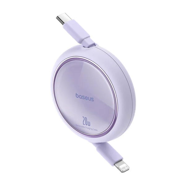 Baseus Free2Pull Cable Retractable USB-C / Lightning 20W 1m - Purple