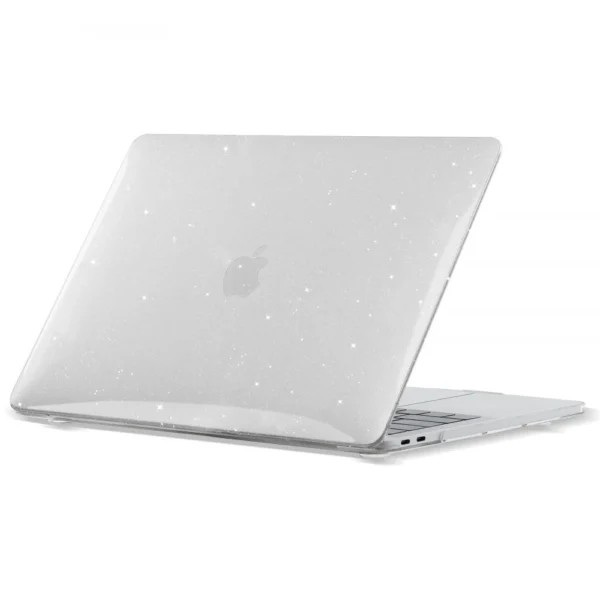 Tech-Protect SmartShell case for MacBook Air 13" 2018-2020 - transparent and glitter