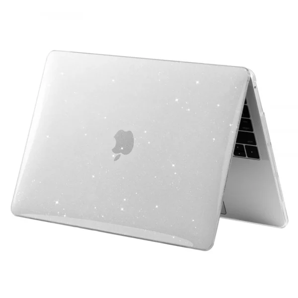 Tech-Protect SmartShell case for MacBook Air 13" 2018-2020 - transparent and glitter