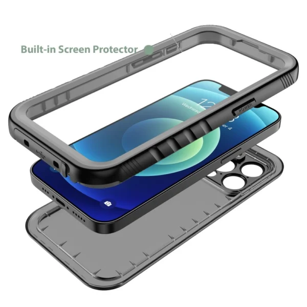 Tech-Protect ShellBox case waterproof IP68 for iPhone 7 / 8 / SE 2020 / 2022 - black