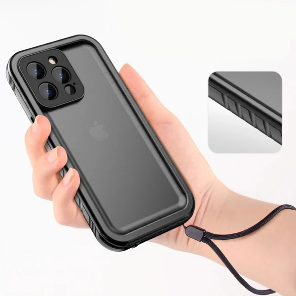 Tech-Protect ShellBox case waterproof IP68 for iPhone 7 / 8 / SE 2020 / 2022 - black