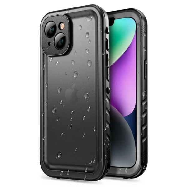 Tech-Protect ShellBox waterproof IP68 case for iPhone 14 - black