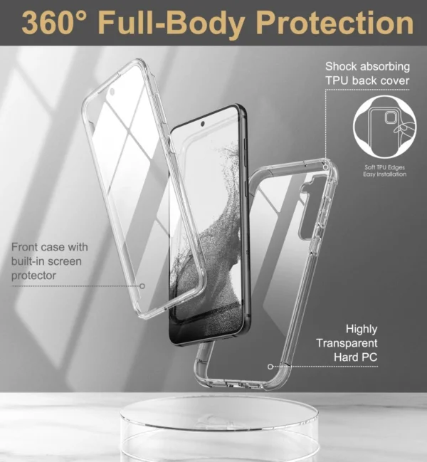 Tech-Protect Kevlar case for Samsung Galaxy S23+ - transparent