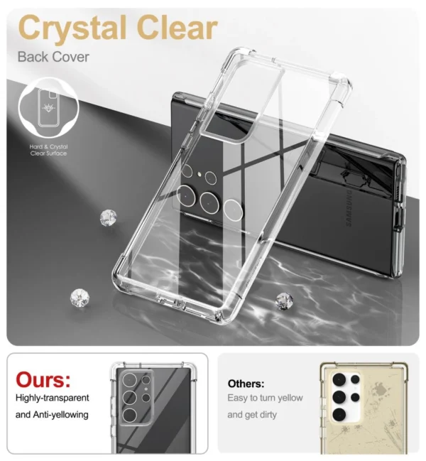 Tech-Protect Kevlar case for Samsung Galaxy S23 Ultra - transparent