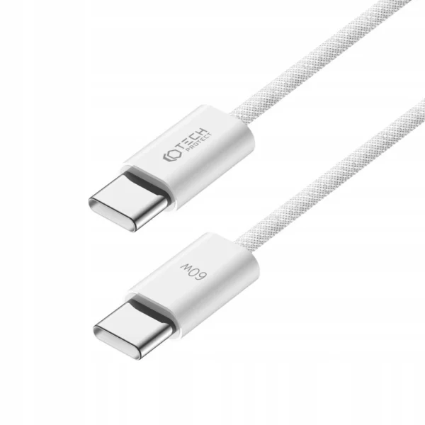 Tech-Protect UltraBoost Classic USB-C / USB-C PD cable 60W 3A 0.25m - white