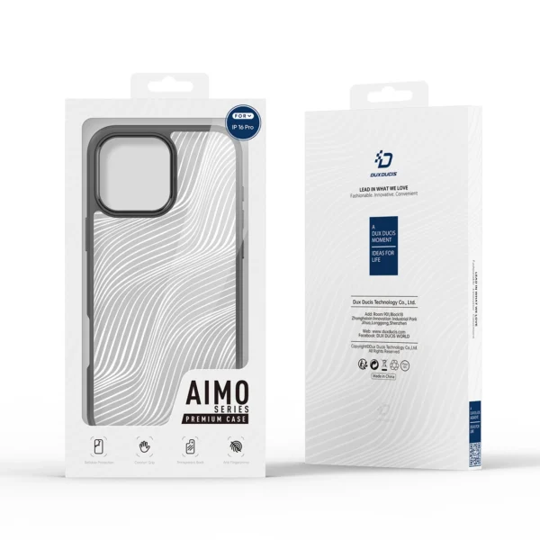 Dux Ducis Aimo Case for iPhone 16 Pro Max - Black