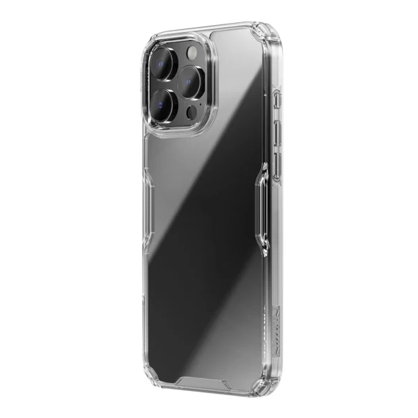 Nillkin Nature Pro Case for iPhone 16 Pro Max - transparent and white