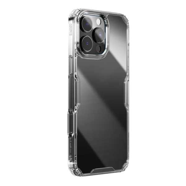 Nillkin Nature Pro Case for iPhone 16 Pro Max - transparent and white