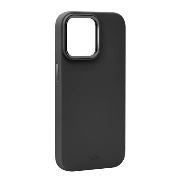 Puro Icon Mag Pro MagSafe Silicone Case for iPhone 15 Pro Max - Black