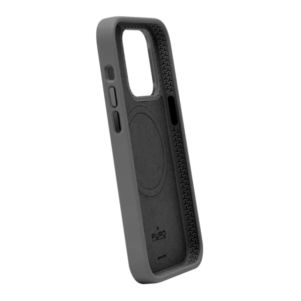 Puro Icon Mag Pro MagSafe Silicone Case for iPhone 15 Pro Max - Black