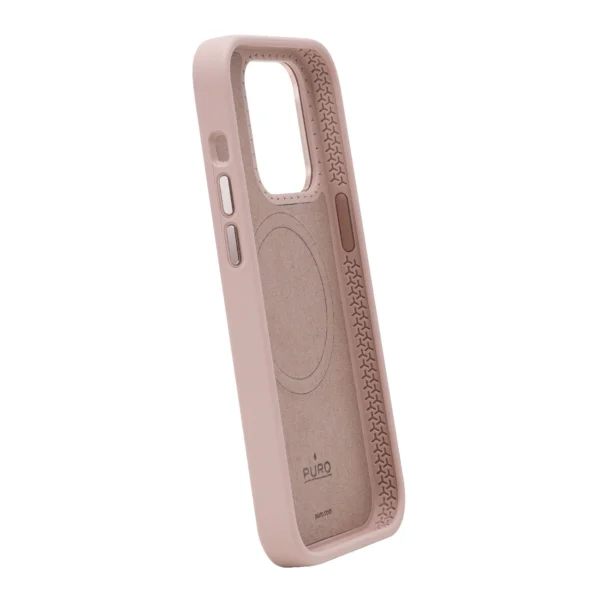 Puro Icon Mag Pro MagSafe Silicone Case for iPhone 15 Pro - Pink