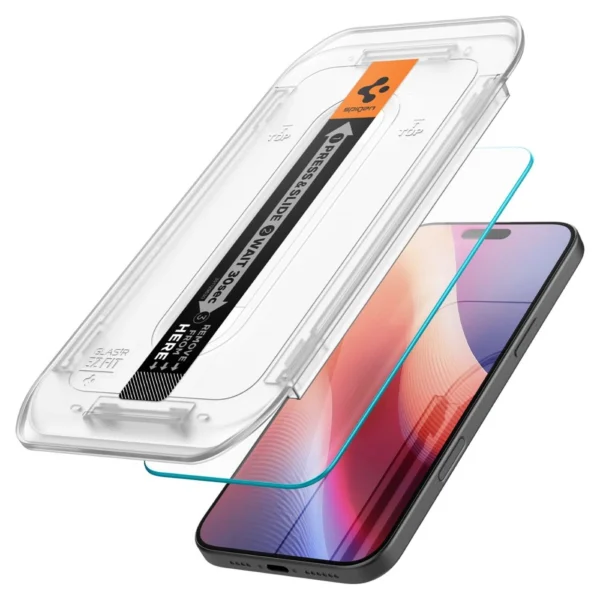 Spigen Glas.tR EZ Fit Tempered Glass for iPhone 16 Pro