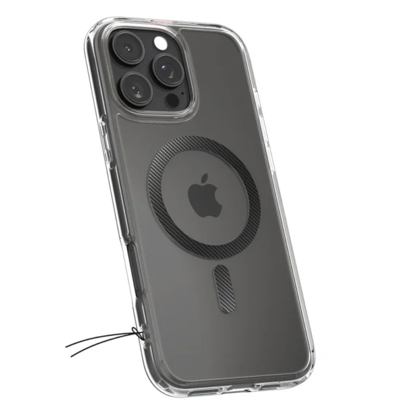 Spigen Ultra Hybrid Mag Carbon Fiber Case with MagSafe for iPhone 16 Pro - Dark Gray