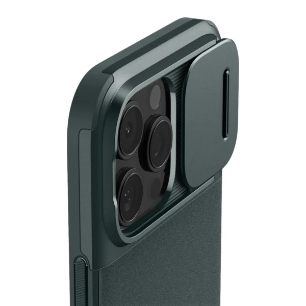 Spigen Optik Armor Mag Case with MagSafe for iPhone 16 Pro - Green