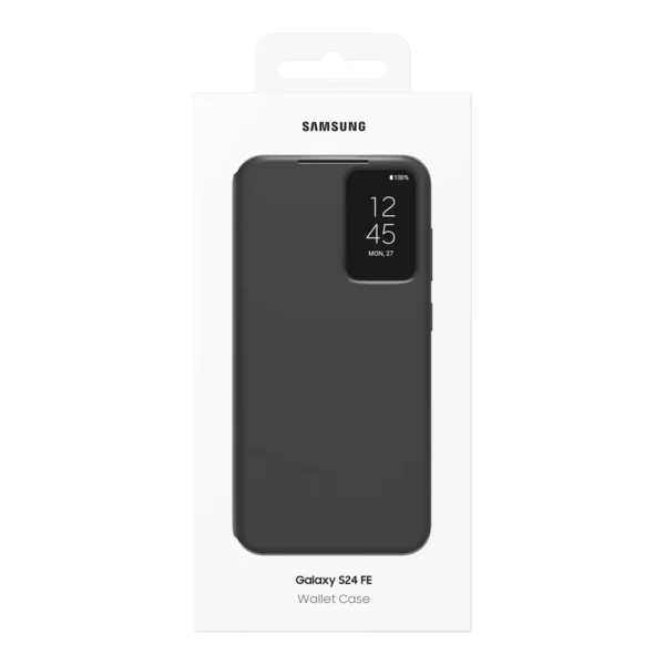 Samsung Smart View Wallet Case EF-ZS721CBEGWW for Samsung Galaxy S24 FE - Black