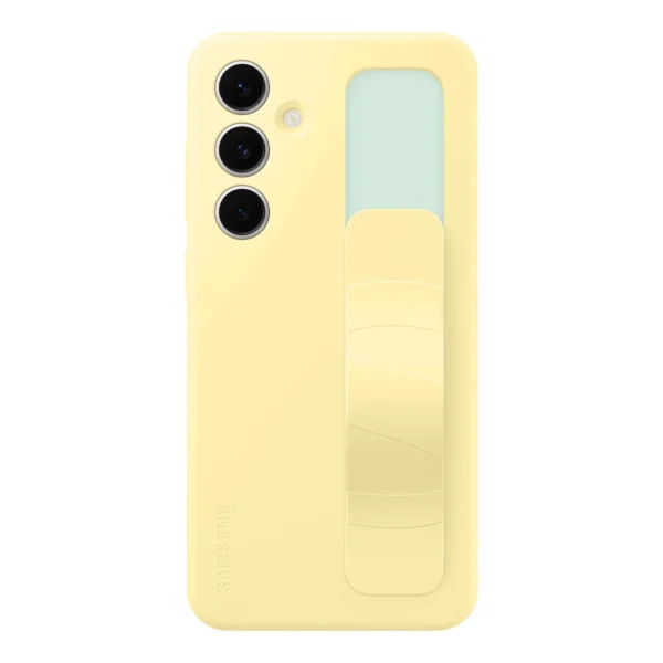 Samsung Standing Grip Case EF-GS721CYEGWW with holder / stand for Samsung Galaxy S24 FE - yellow