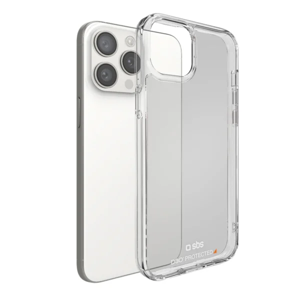 SBS D3O iPhone 15 Pro Case - Transparent