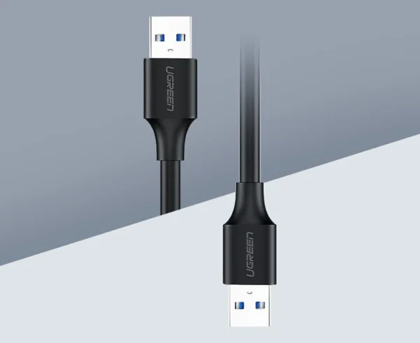 Ugreen cable USB 2.0 cable (male) - USB 2.0 (male) 0.5 m black (US128 10308)