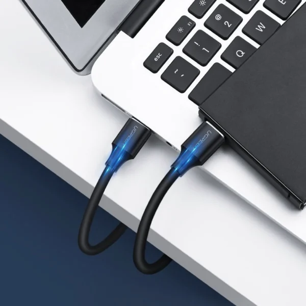 Ugreen cable USB 2.0 cable (male) - USB 2.0 (male) 0.5 m black (US128 10308)