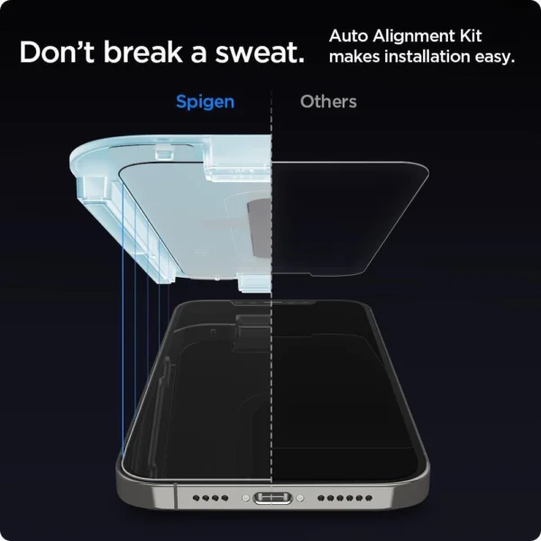 TEMPERED GLASS Spigen GLAS.TR "EZ FIT" 2-PACK IPHONE 12/12 PRO