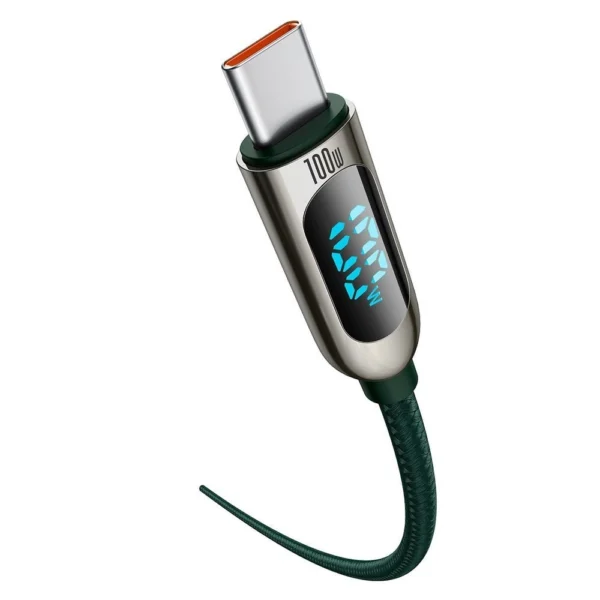 Baseus CATSK-B06 USB-C - USB-C PD cable 100W 5A 480Mb/s 1m - green