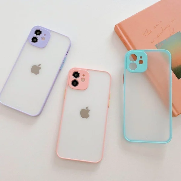 Milky Case silicone flexible translucent case for iPhone 11 Pro pink