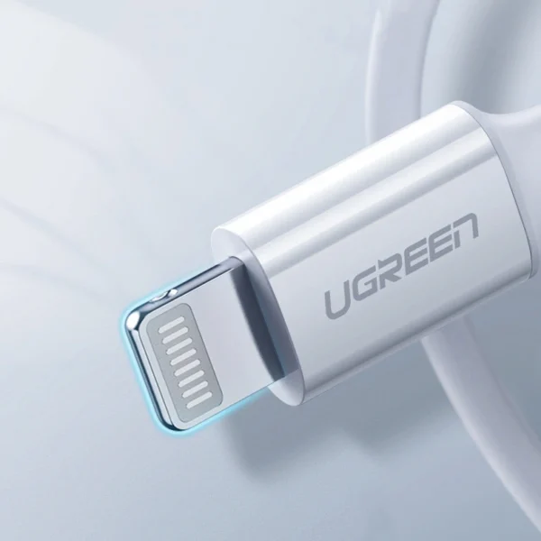 Ugreen cable USB Type C - Lightning 3A cable 0.25 m white (US171)