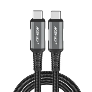 Acefast C1-09 USB-C / USB-C USB4 PD3.1 cable 5A 1m – gray-black