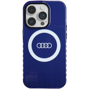 Audi IML Big Logo MagSafe case for iPhone 14 Pro – blue