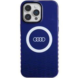 Audi IML Big Logo MagSafe case for iPhone 14 Pro Max – blue